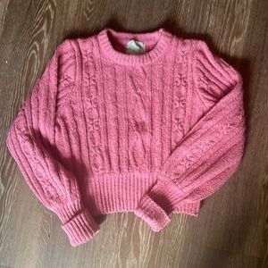 Pink Knit Sweater